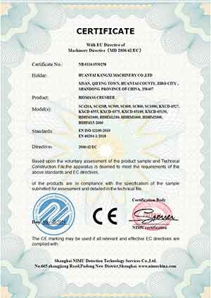 jk-biomass-crusher-ce-certificate